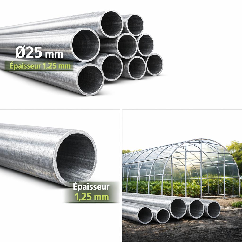 Tuyau galvanisé Metal Plus - visuel 1