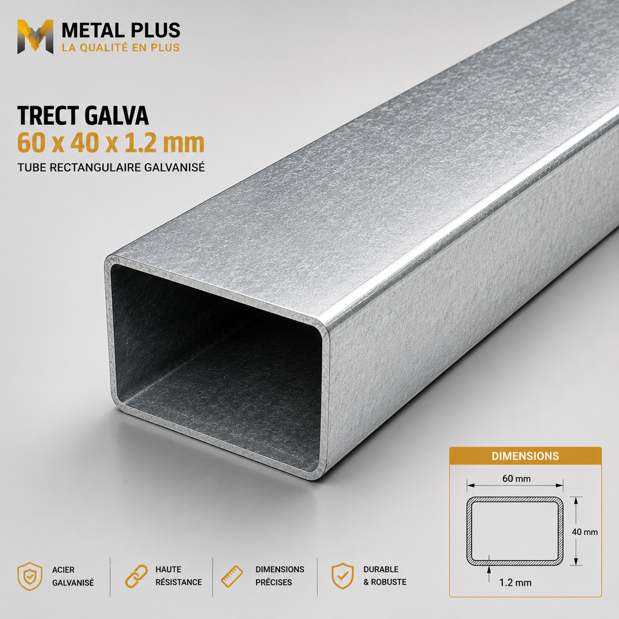 TRECT Galva 60*40*1.2